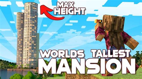 Worlds Tallest Mansion By Nitric Concepts Minecraft Marketplace Map