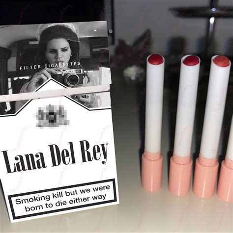 Lana Del Rey Lipsticks Cigarette Box Lipsticks Set Smoke Etsy Australia