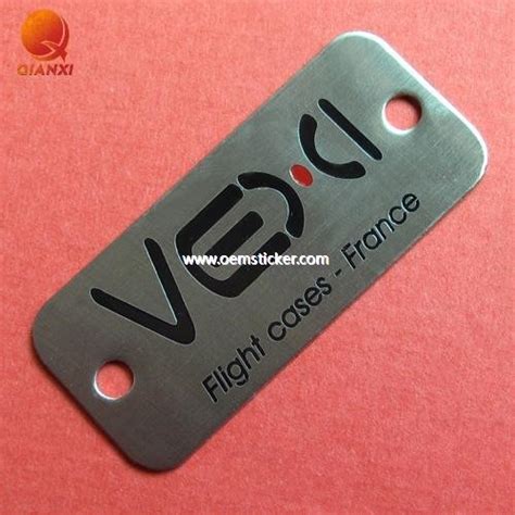 Customized Brushed Aluminum Stickers Manufacturers Factory Maker