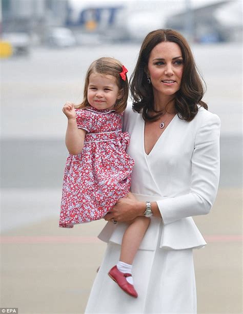 Princess Charlotte Is Pictured In The Arms Of Her Godmother Daily