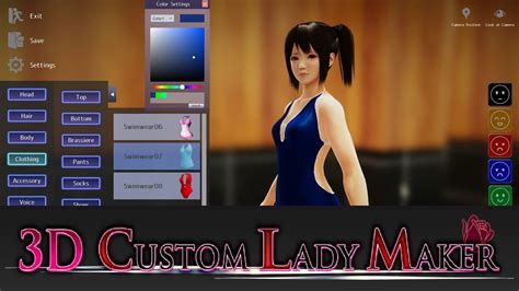 3d Custom Lady Maker Patch Free Download Youtube