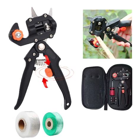 Jardim Profissional Enxertia Tesoura Kit Pruner Ramo De Planta Videira