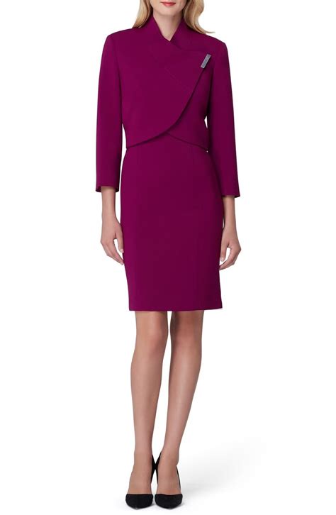 Tahari Sheath Dress And Cropped Jacket Nordstrom Stylish Business