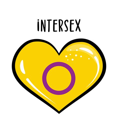 Intersex Heart Symbol Rainbow Heart Sticker Pride Banner Lgbt Flag