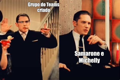 Сomics meme Grupo do Teams criado Samarone e Michelly Comics