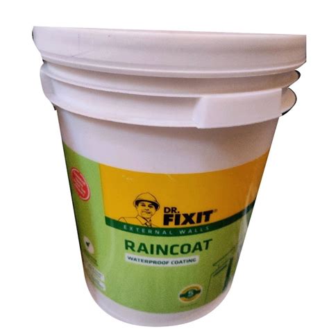 White Waterproofing Chemical Dr Fixit Raincoat For Construction