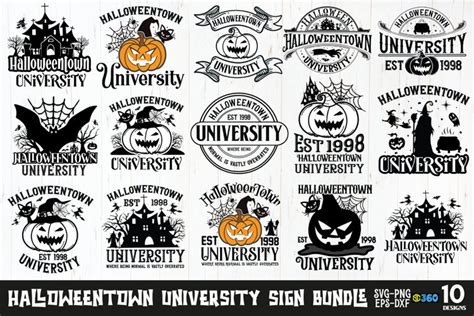 Halloween Town University SVG Halloween Town University SVG