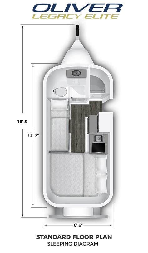 Floorplan | Legacy Elite Travel Trailer | Oliver