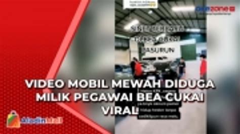 Video Mobil Mewah Diduga Milik Pegawainya Viral Ini Respon Bea Cukai