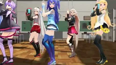 Mmd Vocaloid Hd Crayon Pop Bar Bar Bar Youtube