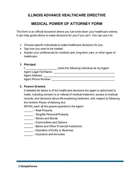 Understanding Illinois Power Of Attorney A Comprehensive Guide