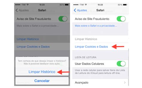 Como limpar o histórico de navegação do Safari do iPhone Dicas e