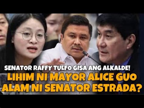 Lihim Ni Mayor Alice Guo Alam Ni Senator Jinggoy Estrada Senator