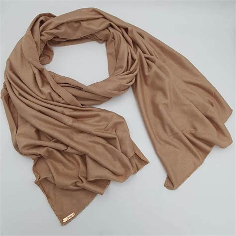 Nude Beige Jersey Hijab Abaqy Hijab