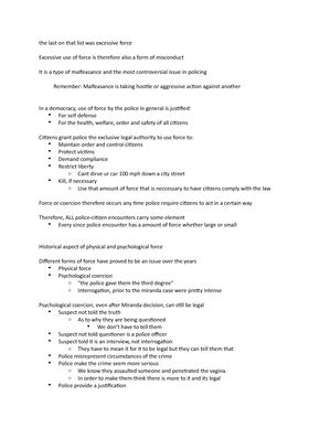 Policing Notes 4 Field Operations Have Two Primary Functions What