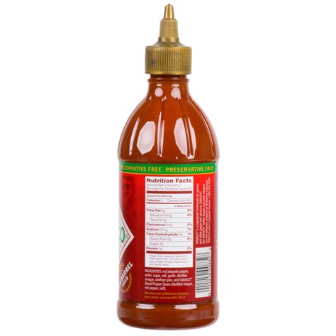 Tabasco® 20 Oz Sriracha Hot Sauce 6 Case