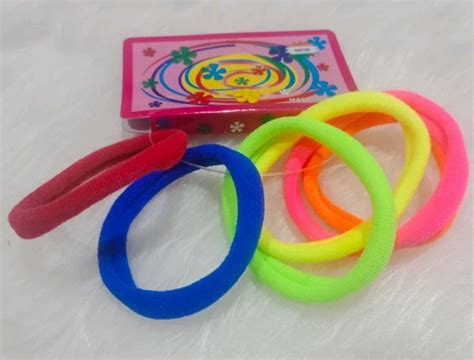 Daily Wear Multicolor Hair Rubber Band Size 5 Inches At Rs 48dozen