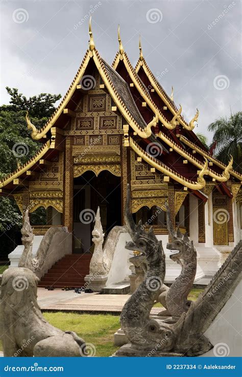 Wat Phra Singh stock photo. Image of architecture, thailand - 2237334