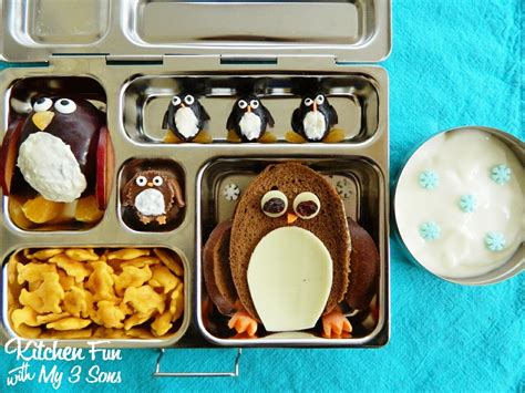 Penguin Bento Lunch In A Planetbox Kitchen Fun With My 3 Sons