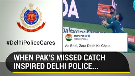 Ae Bhai Zara Delhi Police Dig At Pak Players In Road Safety