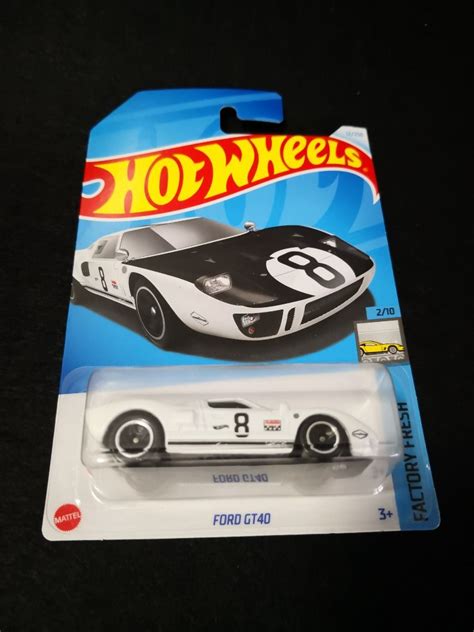 Hot Wheels Ford GT40 White 2024 Hobbies Toys Toys Games On Carousell