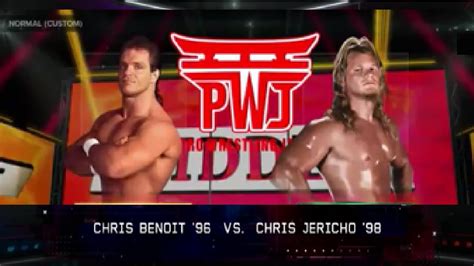 WWE2K23クリスベノワ96 vs クリスジェリコ 98ONLINEプロレスゲーム オンライン戦 Chris Benoit