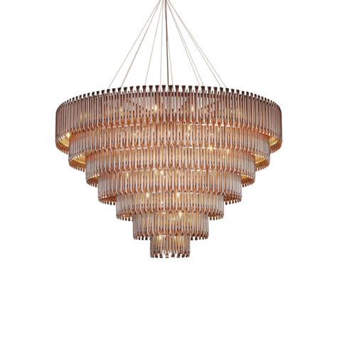 Jaquar 89 Lights Copper Finish Pipe Pendant Led Light 125mm