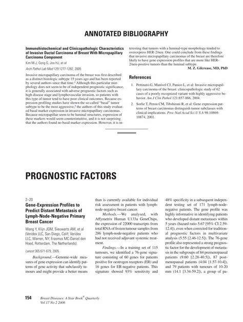 Pdf Immunohistochemical And Clinicopathologic Characteristics Of