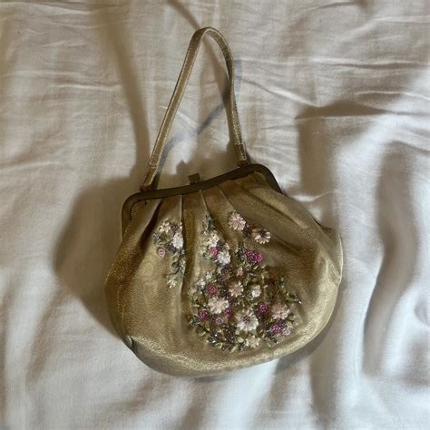 La Regale Vintage 1950s 60s Gold Mini Purse One Of Depop