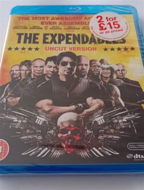 The Expendables Blu Ray Sylvester Stallone Jason Statham New