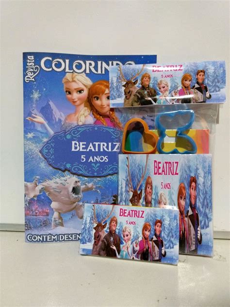 Kit Diversão Frozen Loja Juju art s Elo7 Produtos Especiais