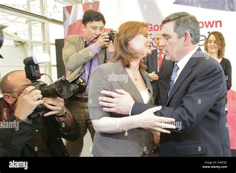 Gordon Brown Pictured With His Wife Sarah Macaulay At The Imagination