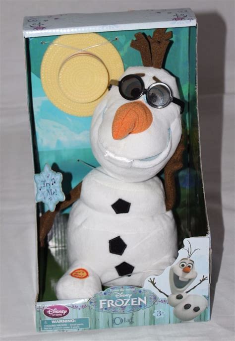 Disney Frozen Olaf Snowman 10 12 Singing Talking Plush Stuffed Elsa