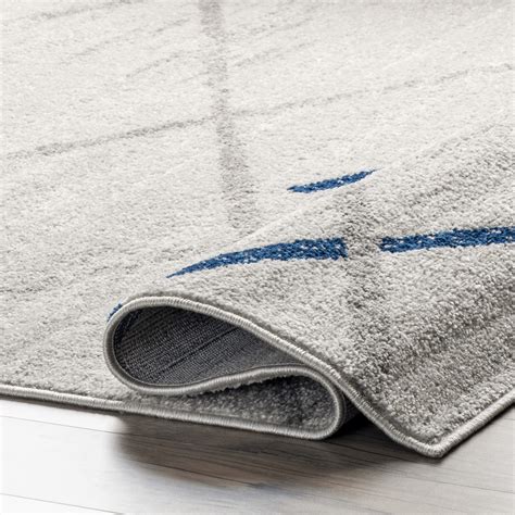 NuLOOM Thigpen Contemporary Area Rug 6 X 9 Blue Grey