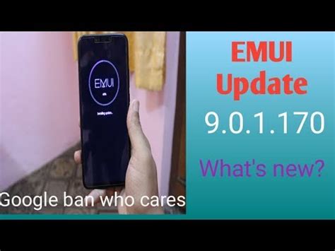 Huawei Nova I Update Emui Software Updates Youtube