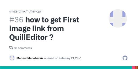 How To Get First Image Link From Quilleditor Issue Singerdmx