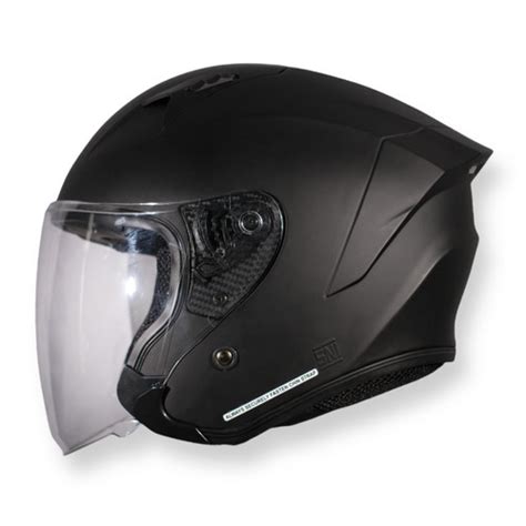 Jual Helm Msr Razer Polos Warna Doff Half Face Single Visor Standar Sni