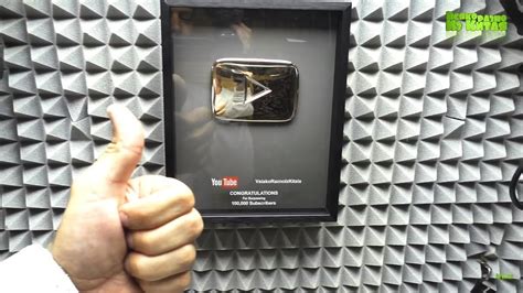 Моя Серебряная Кнопка YouTube - YouTube