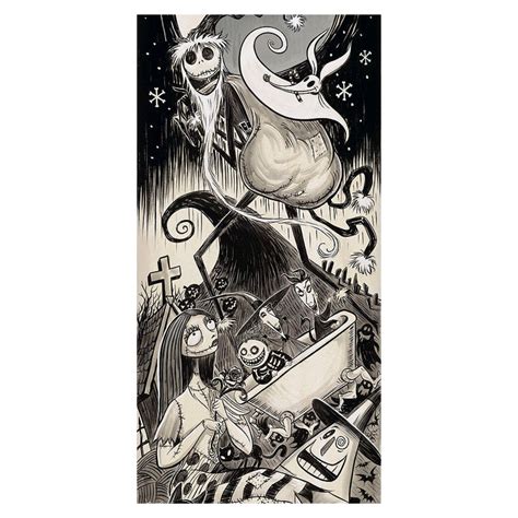 nightmare before christmas art 3