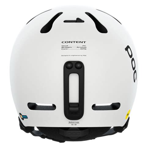 Poc Fornix Mips Casque De Ski Mat Blanc