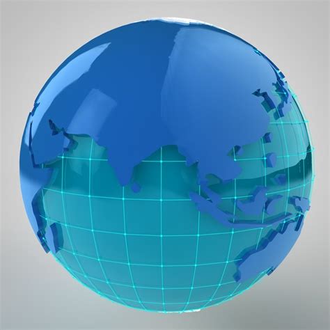 D Model Globe Earth