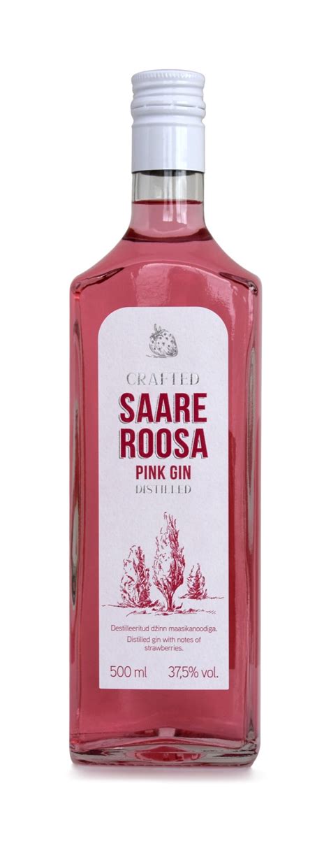 Saare Roosa Gin 05l 375 Gin Araxes E Pood