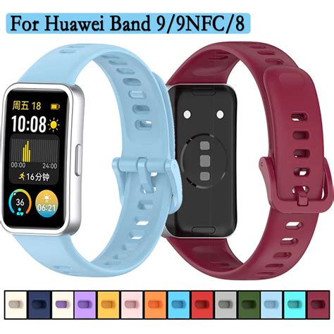 Correa De Silicona Suave Para Huawei Band 9 9NFC Correa De Goma Con