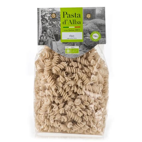 Pasta D Alba Fusilli Di Riso Bio Linea Senza Glutine Pasta