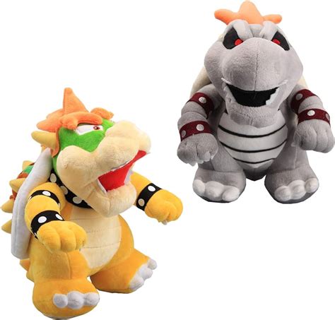 Uiuoutoy Super Mario Dry Bowser Fury Bowser Koopa Plush Toys Stuffed