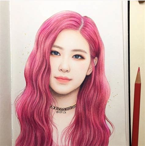 How To Draw Blackpink Rose