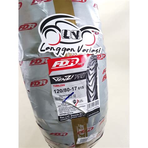 Jual Ban Luar FDR Tubeless Genzi Pro Sport XR EVO Maxtreme Blaze 110