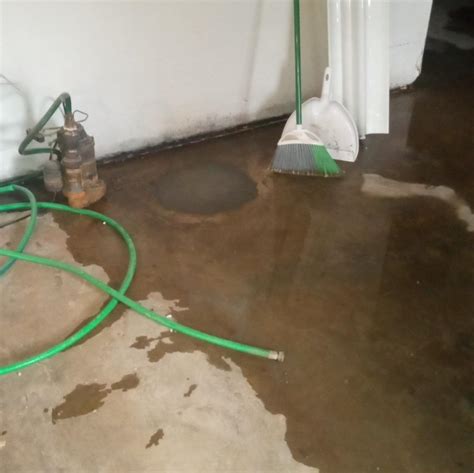 Woods Basement Systems Inc Before And After Photo Set Overflowing Sump Pump Replaced In