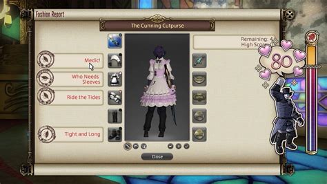 Ffxiv Fashion Report Friday Week 59 Theme Cunning Cutpurse Youtube