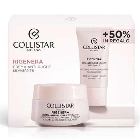 Collistar Rigenera Smoothing Anti Wrinkle Cream Set Douglas Lt